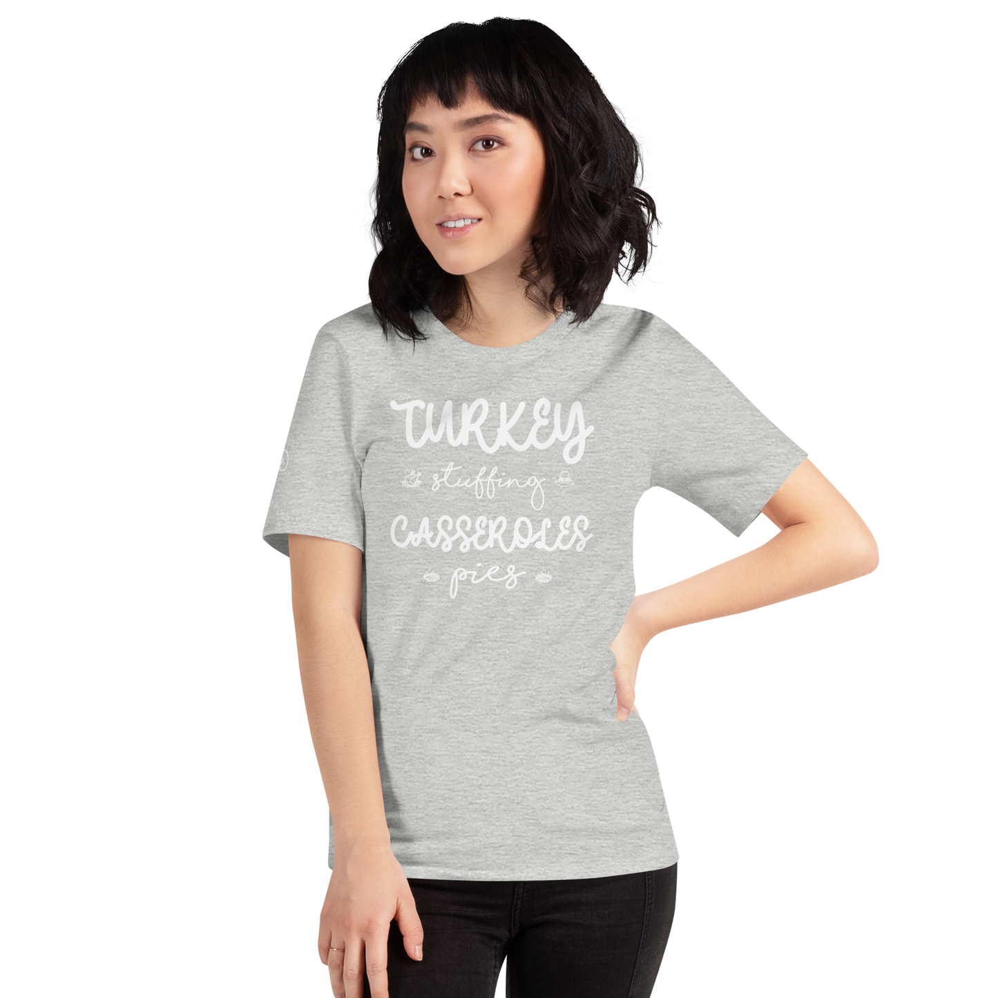 Fall - Turkey, Stuffing, Casseroles, Pies - T-shirt by Louise Lux
