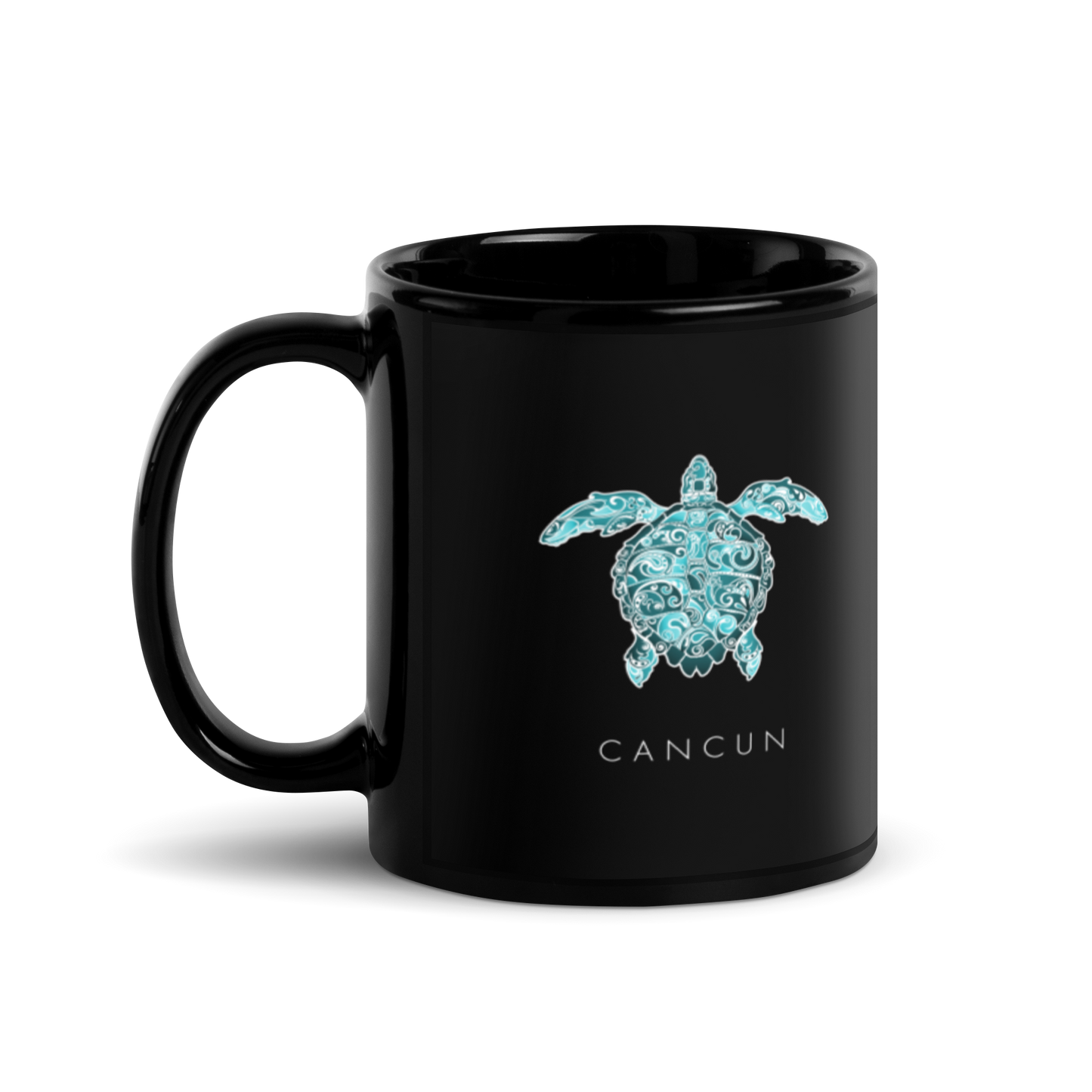 CANCUN - Art Flourish Sea Turtle Mug