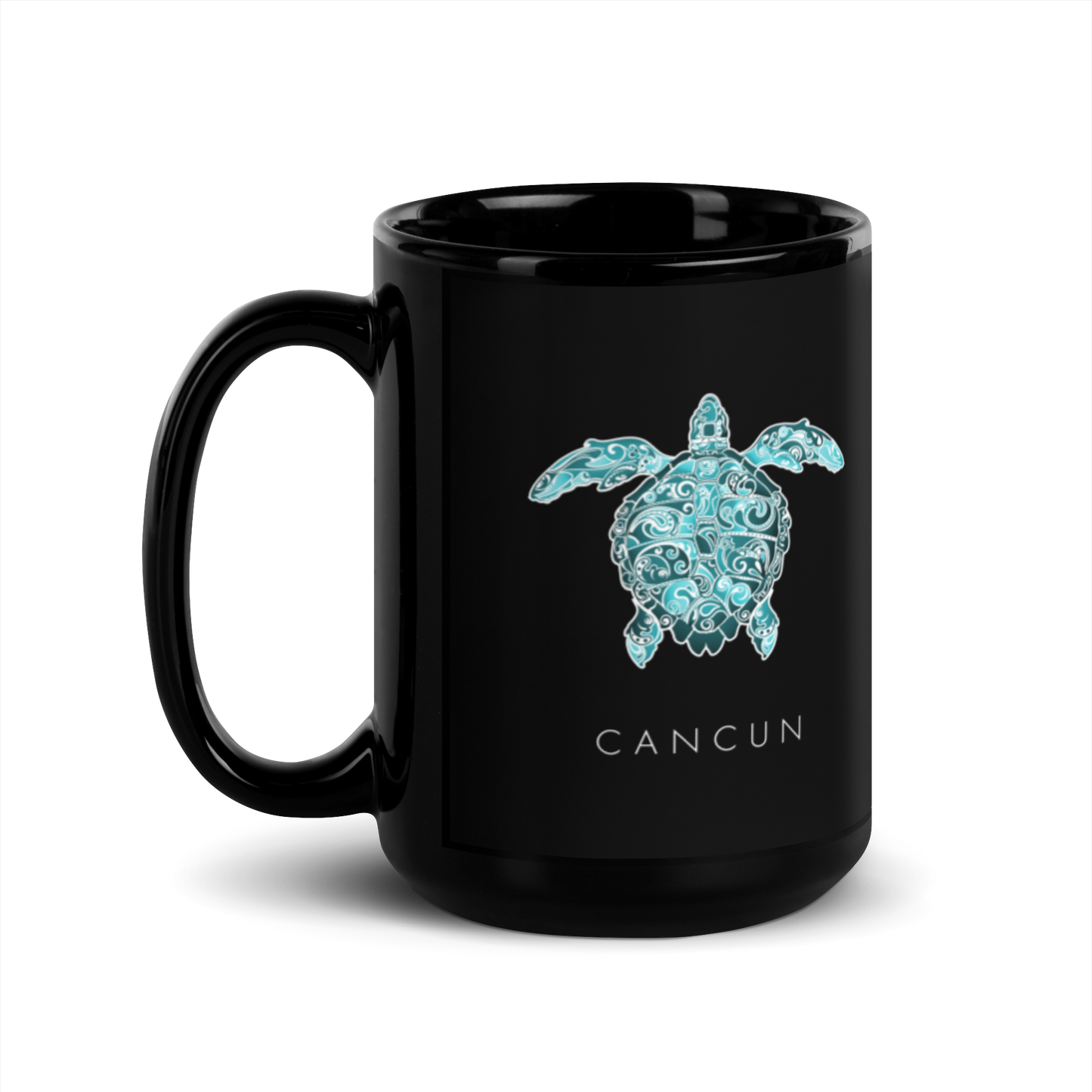 CANCUN - Art Flourish Sea Turtle Mug