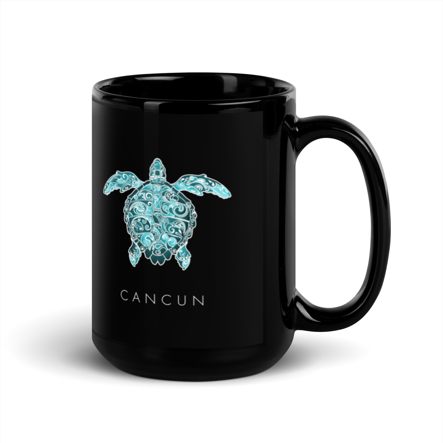 CANCUN - Art Flourish Sea Turtle Mug
