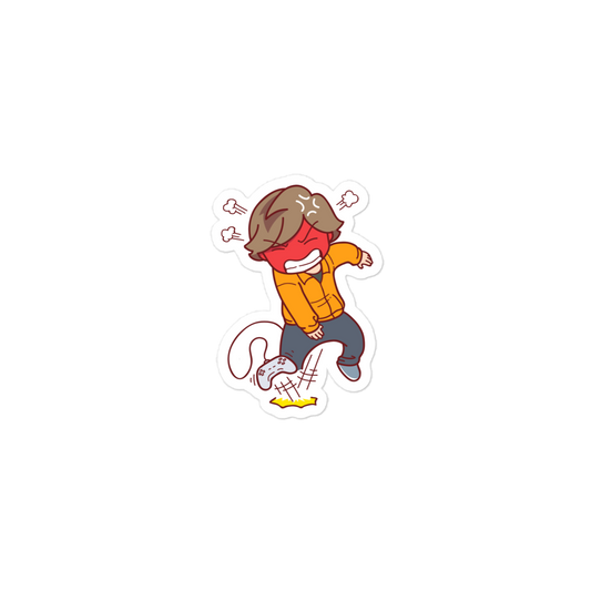 GAMER - Mini Unstable Gamer stats - Funny Bubble-free sticker