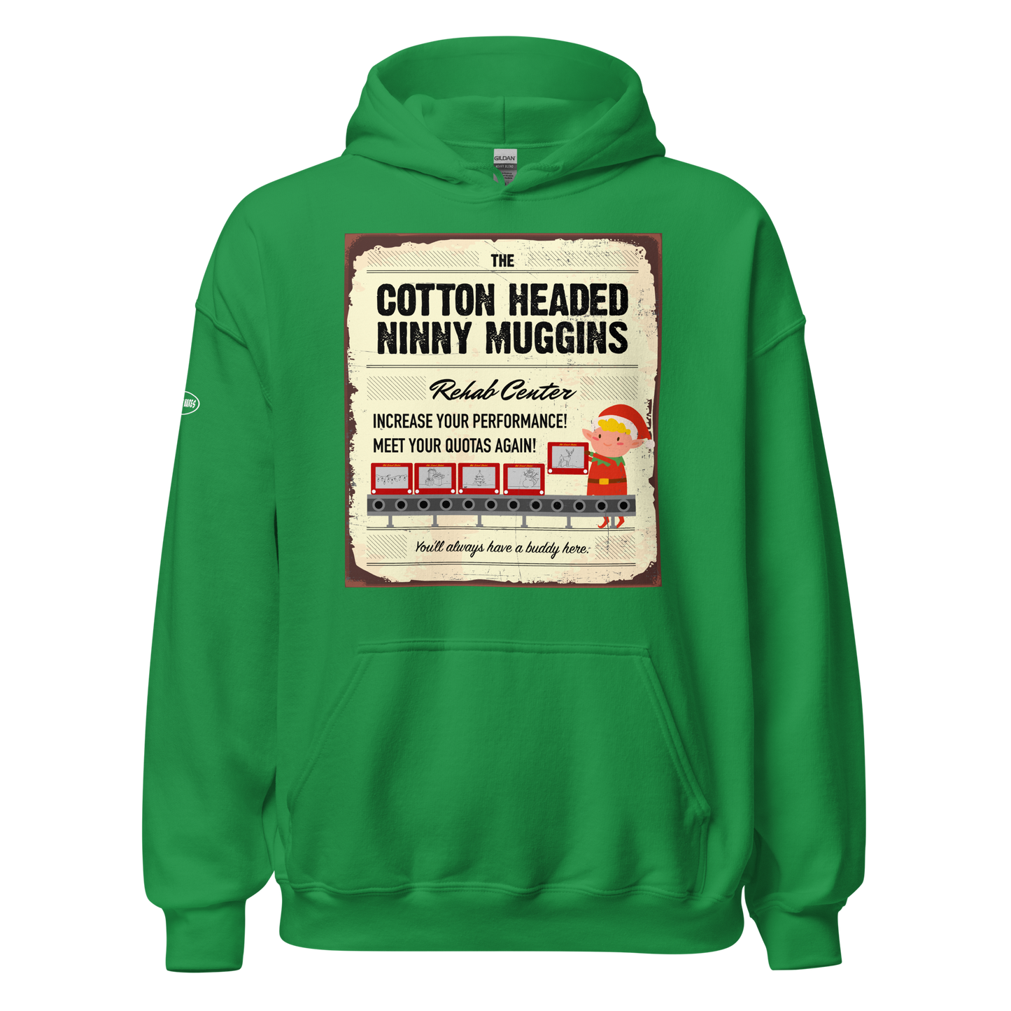 CHRISTMAS - Cotton Headed Ninny Muggins Rehab Center - Funny Hoodie