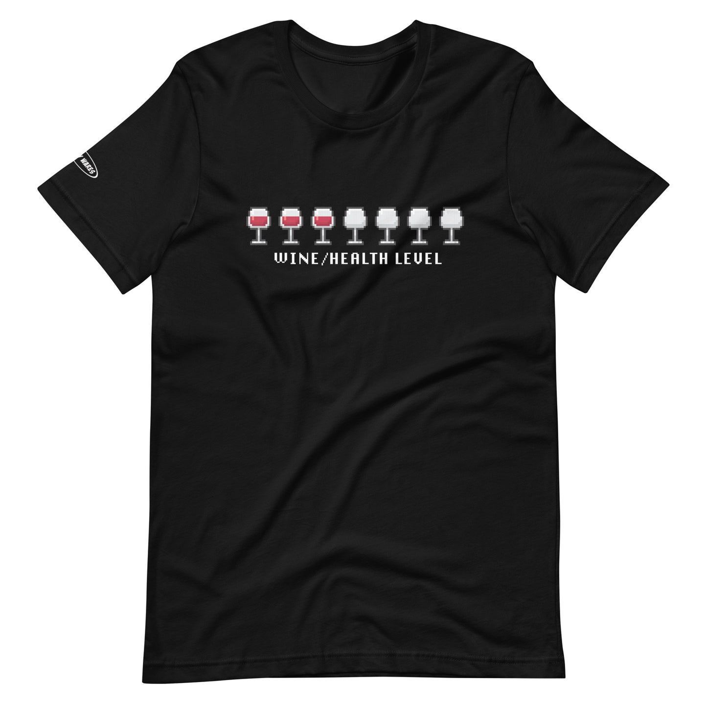 ALCOHOL - Wine Health Level - Funny T-Shirt