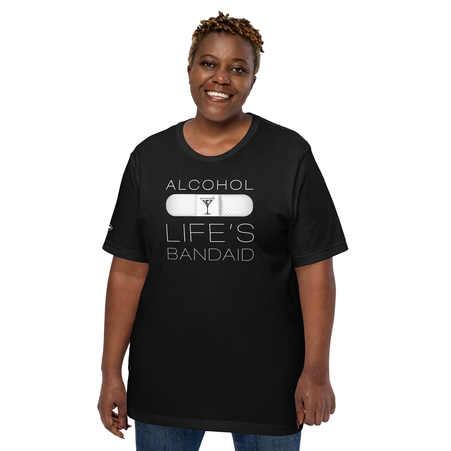 ALCOHOL - Life's Bandaid - Funny T-Shirt