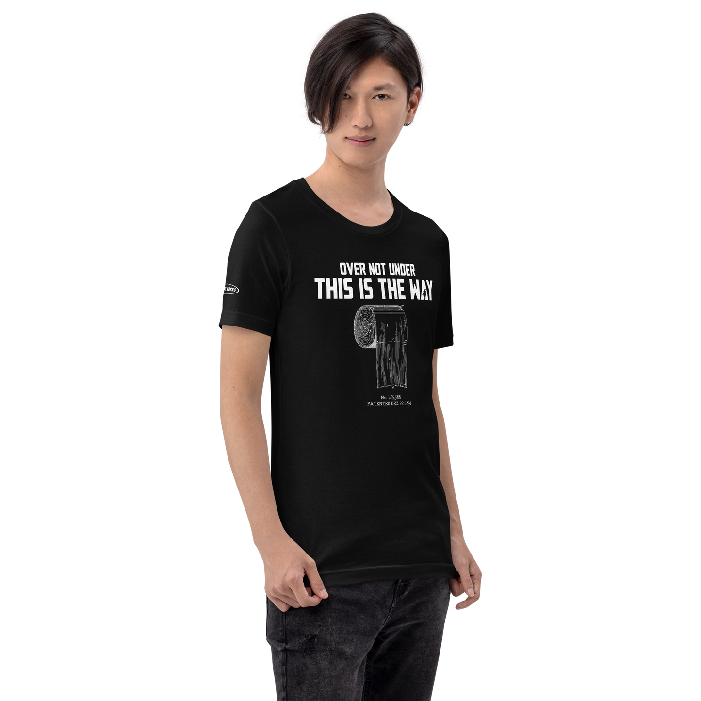 STAR WARS - Over not Under - This is the Way - Toilet Paper Roll Patent Proof - Funny T-shirt