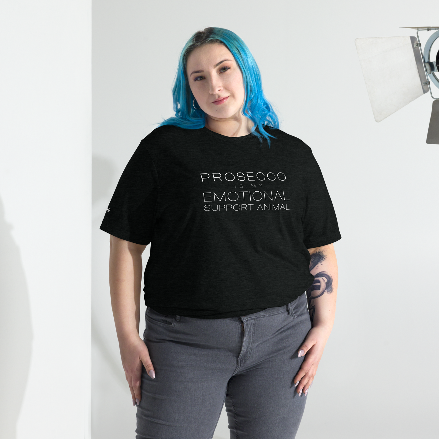 ALCOHOL - Prosecco is my Emotional Support Animal - Funny T-Shirt