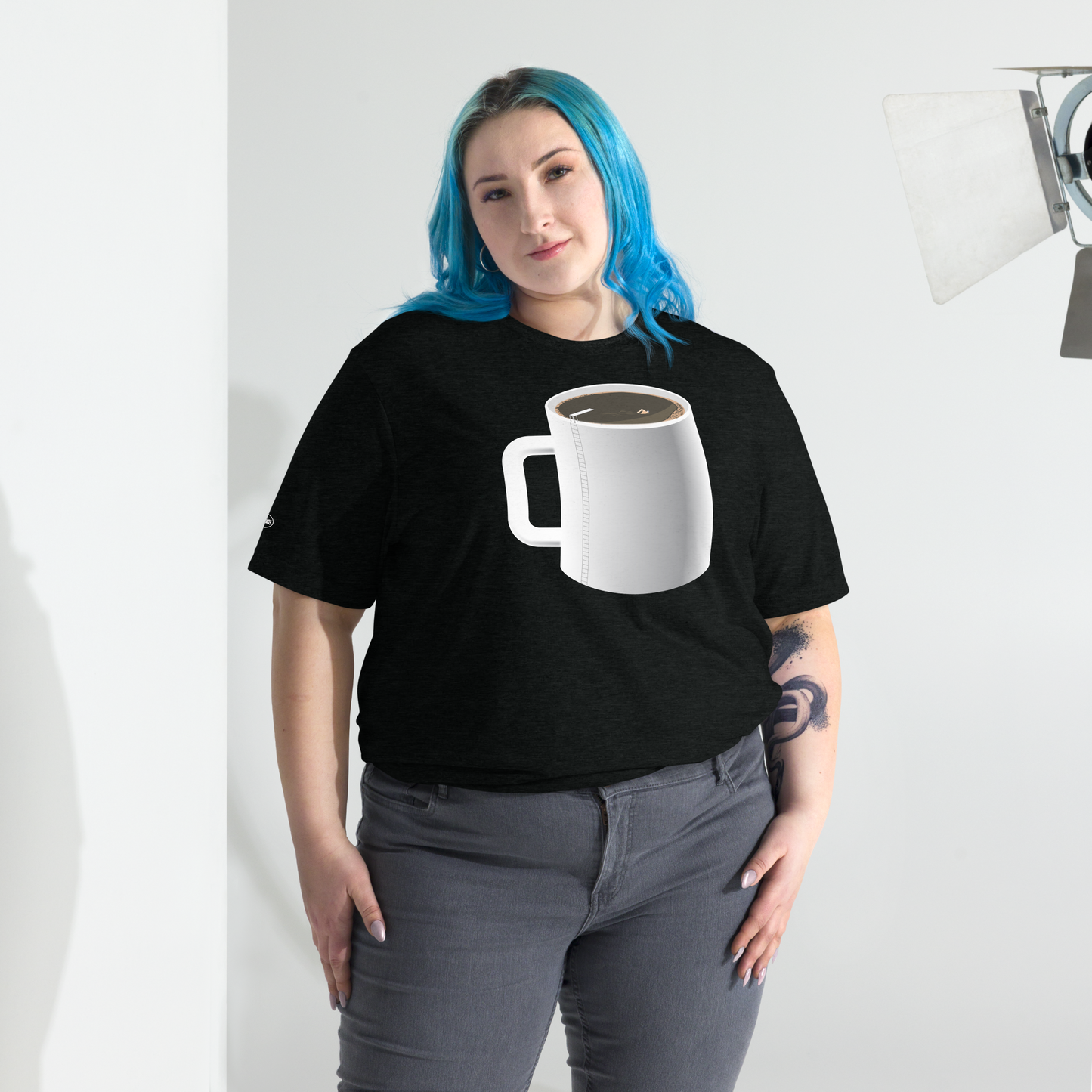 Coffee Cup Swimming Pool - Funny t-shirt