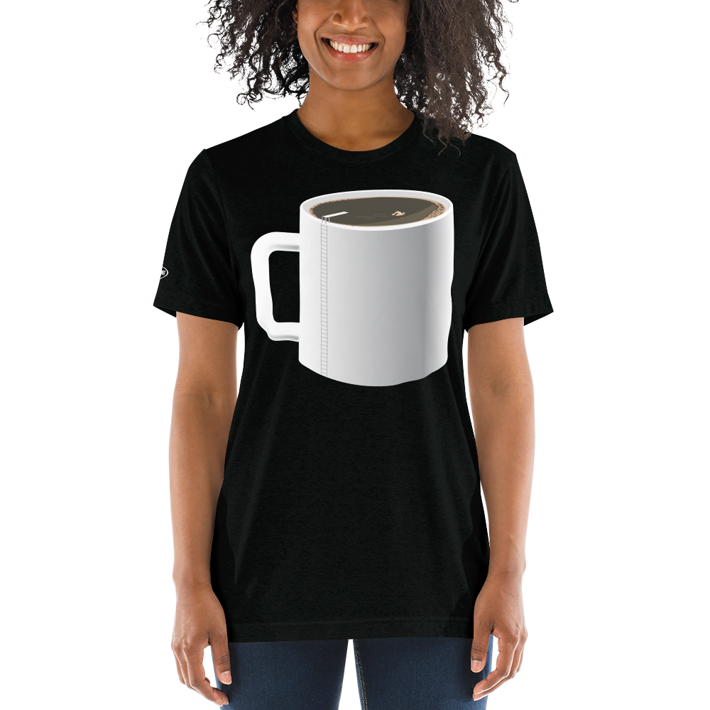 Coffee Cup Swimming Pool - Funny t-shirt