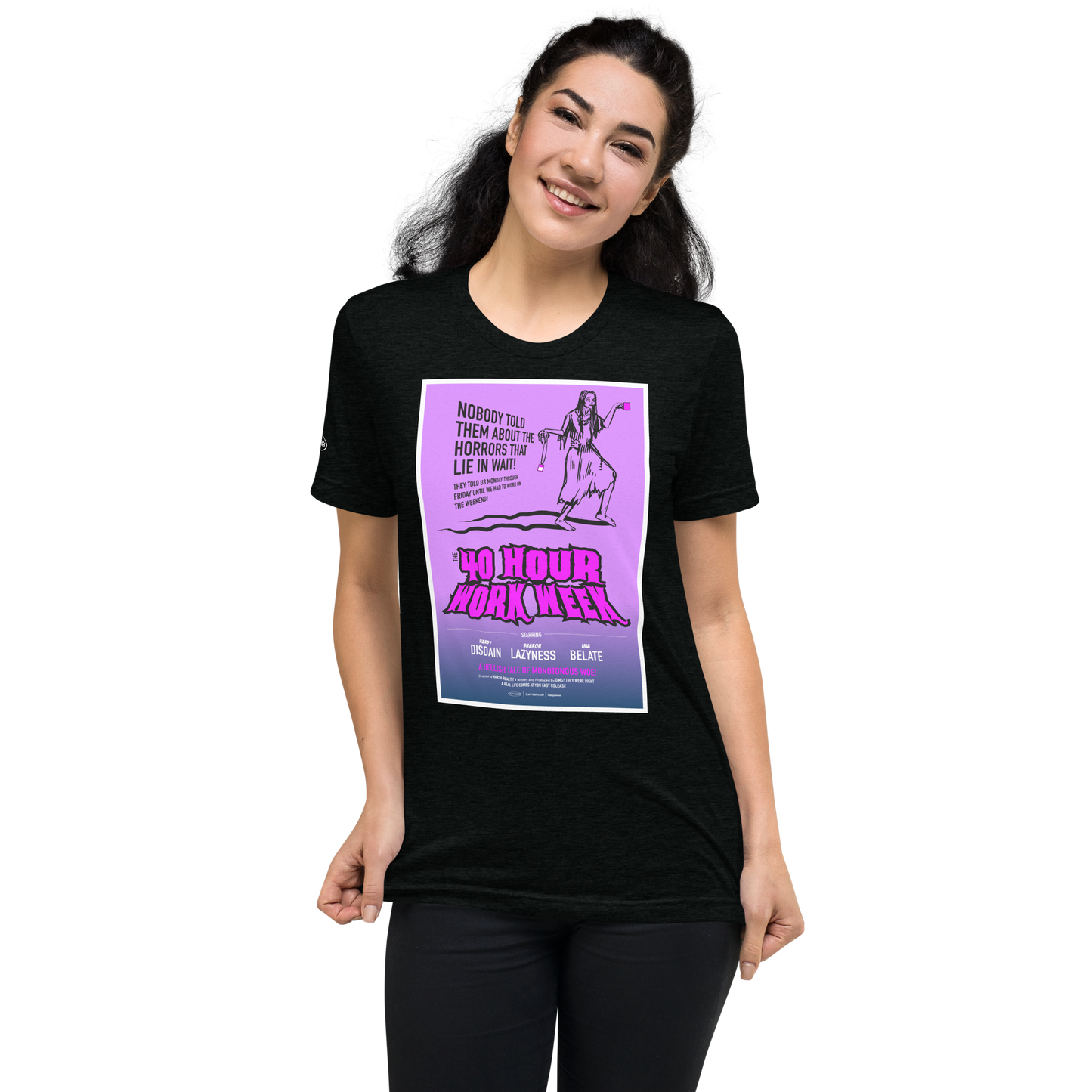 Zombie 40 hour work week horror - Funny T-shirt