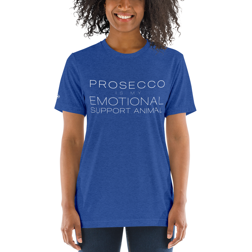 ALCOHOL - Prosecco is my Emotional Support Animal - Funny T-Shirt