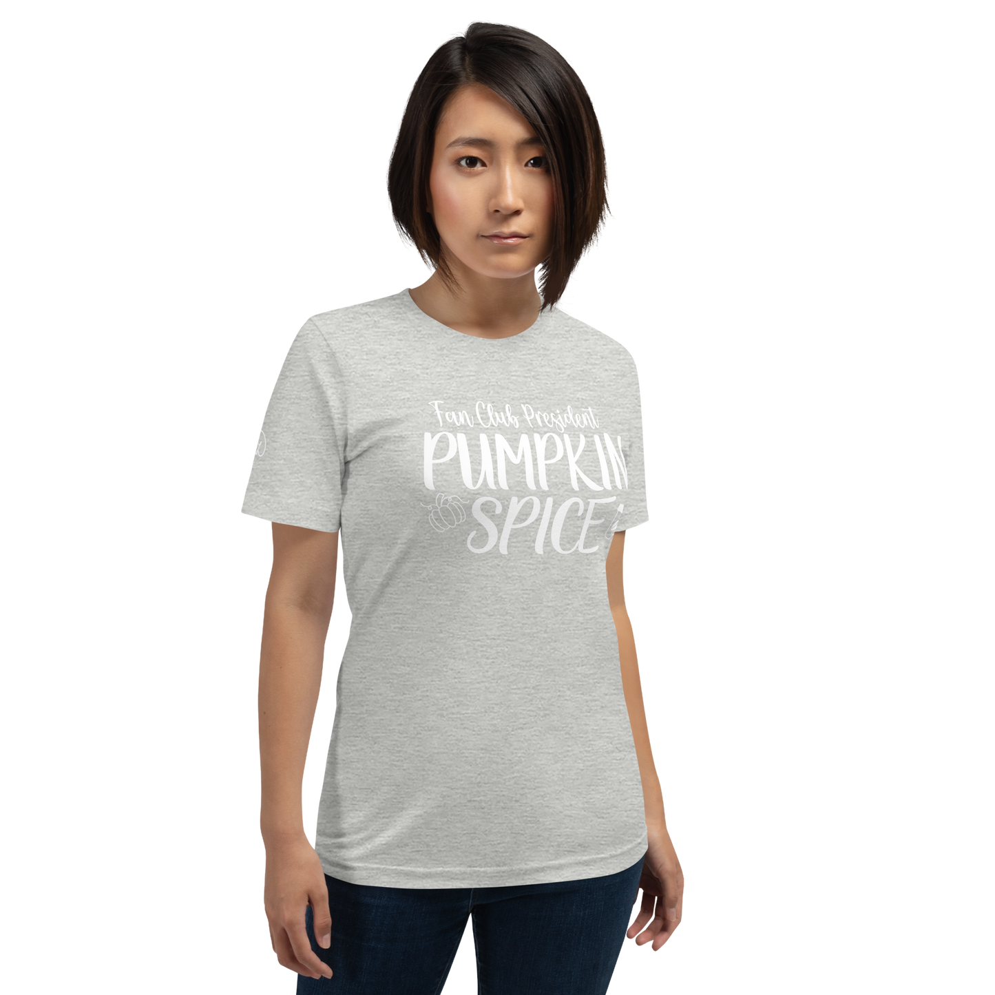 Fall - Fan Club President Pumpkin Spice - Fun T-shirt by Louise Lux