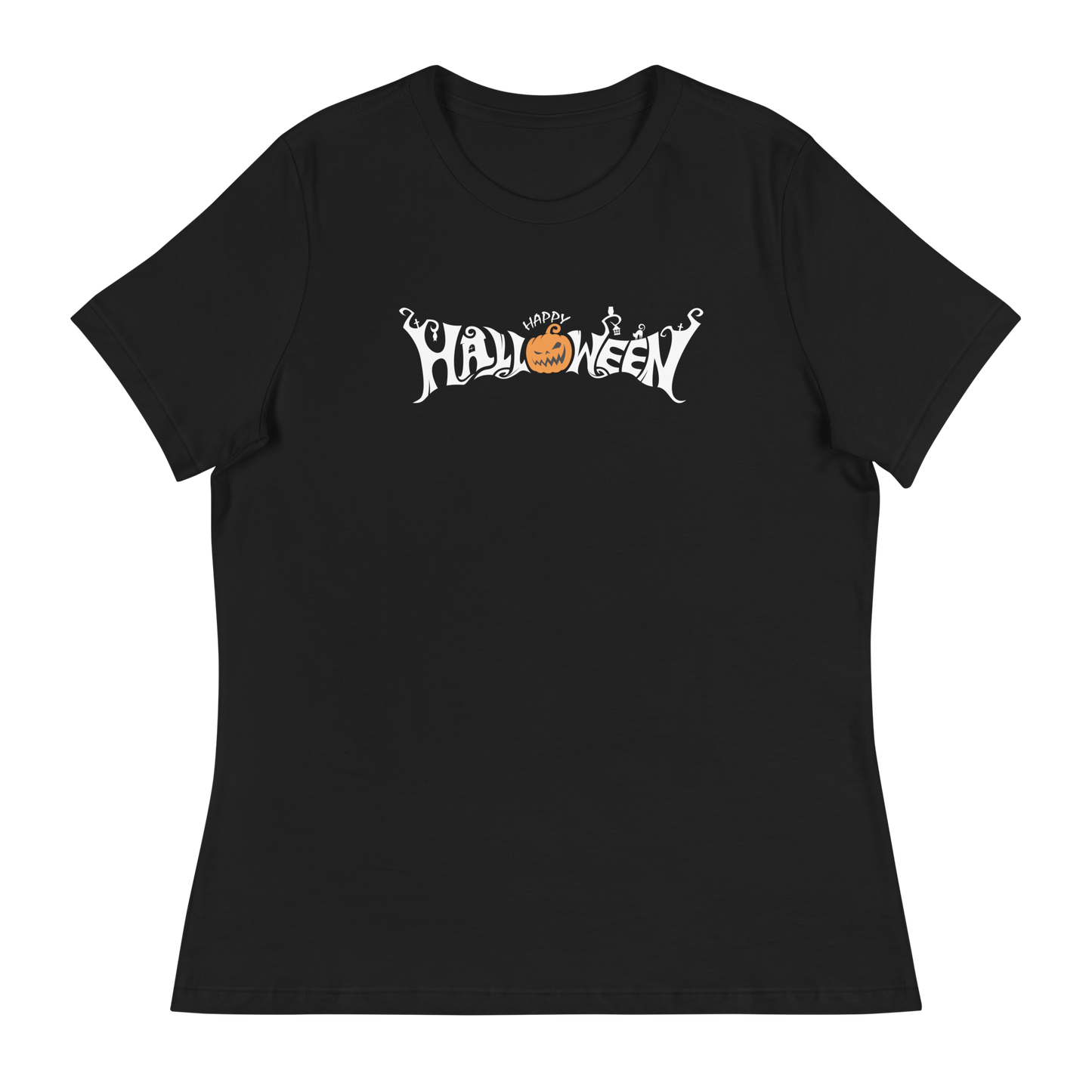 Women's - Halloween Pumpkin wicked branches - Fun T-Shirt by Louise Lux