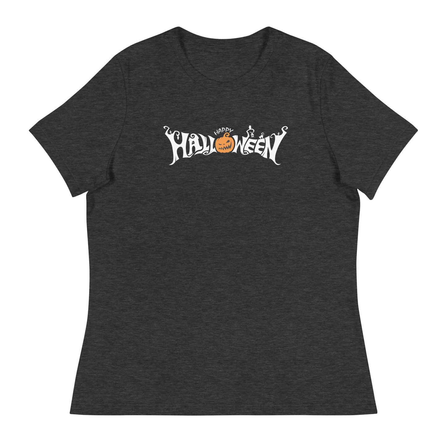 Women's - Halloween Pumpkin wicked branches - Fun T-Shirt by Louise Lux