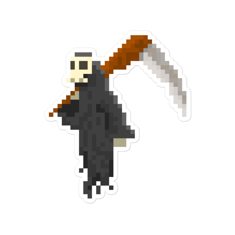 GAMER - Noob Slayer Reaper - Funny Bubble-free stickers