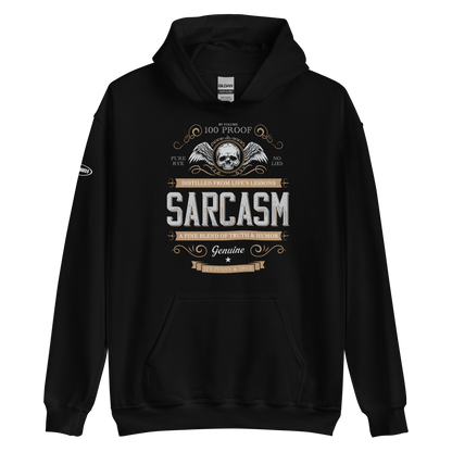 100 PROOF, PURE RYE SARCASM - Funny Hoodie