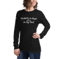 CLASSY - My Balls Are Bigger and Sit On My Chest - Funny Long Sleeve Tee