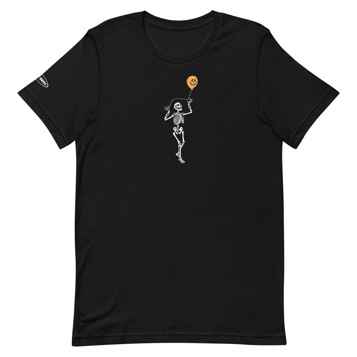 Halloween Skeleton Pumpkin Balloon - Funny T-shirt