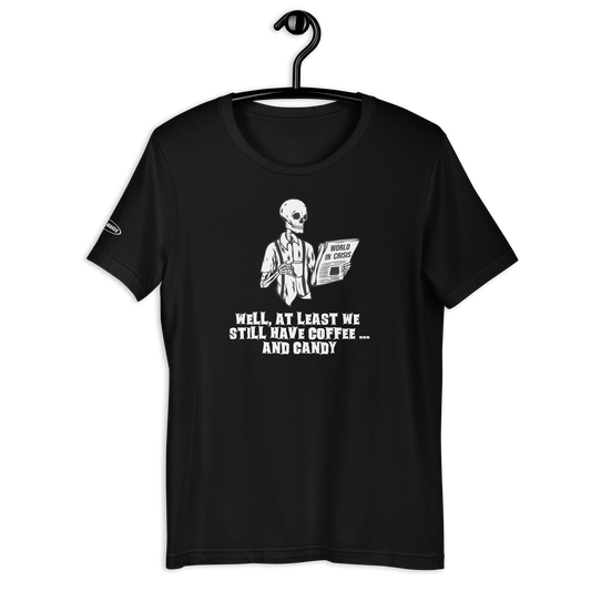 Halloween Skeleton Dad Optimist - Funny T-shirt