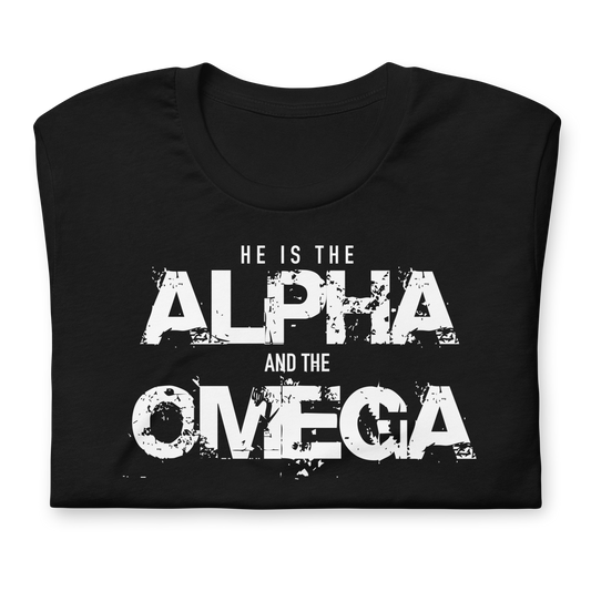 Christian - He is the Alpha and the Omega - T-shirt