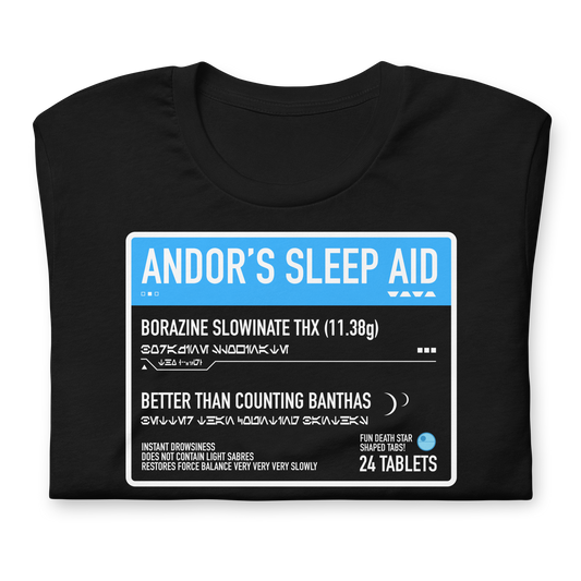 Star Wars - Andor's Sleep Aid parody - Funny T-shirt