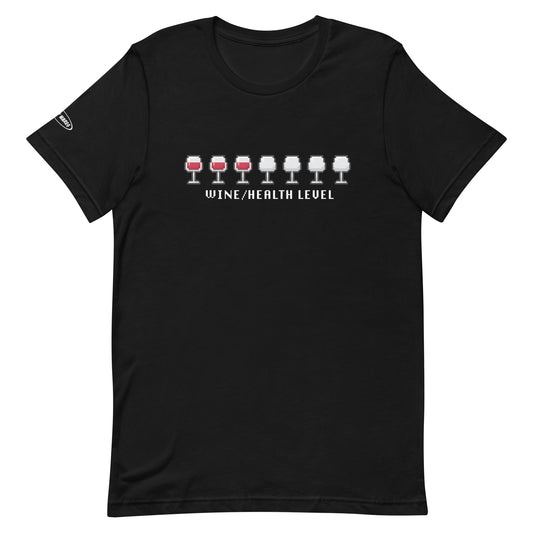 ALCOHOL - Wine Health Level - Funny T-Shirt