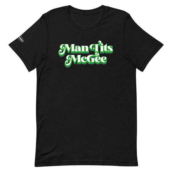 St. Patrick's Day - Man Tits McGee - Funny T-Shirt