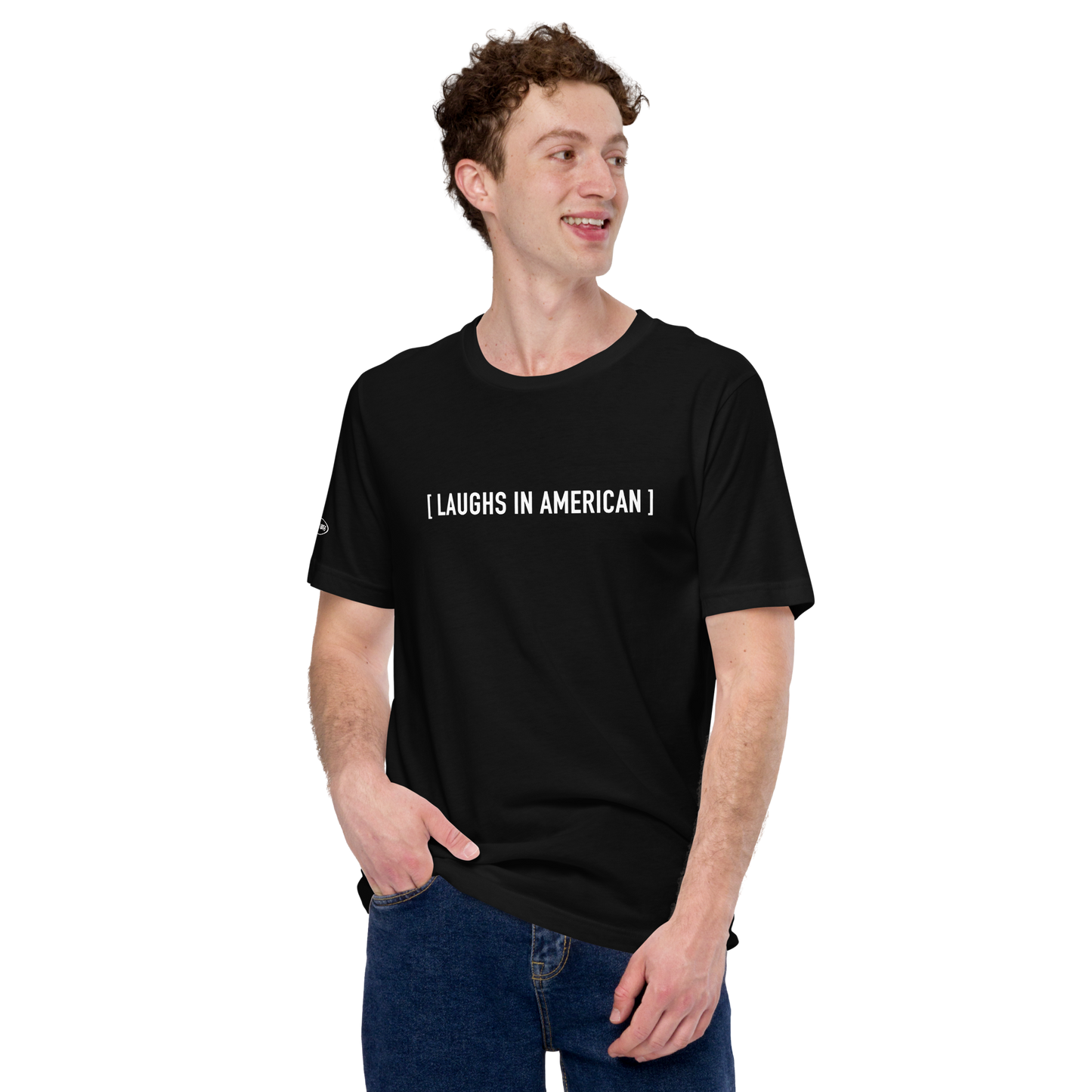 SUBTITLE - [laughs in american] - Funny T-Shirt