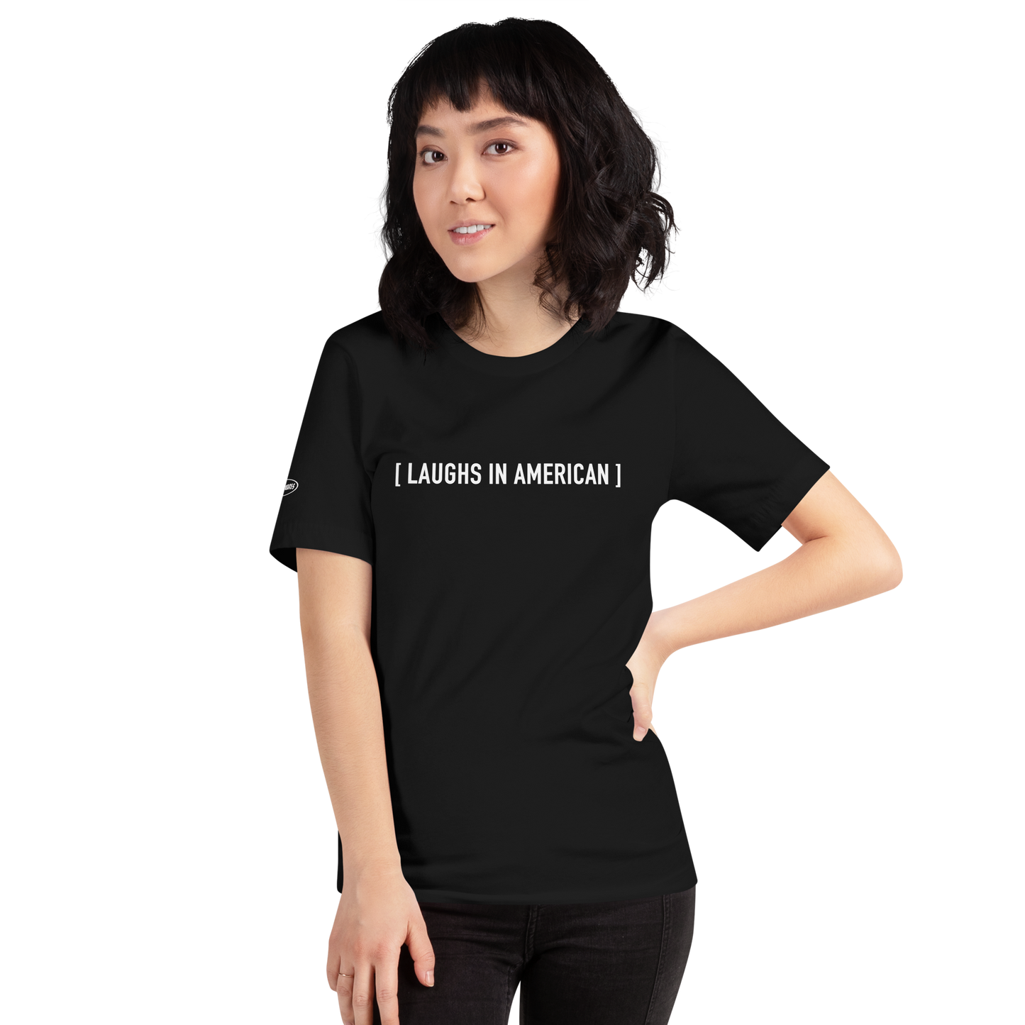 SUBTITLE - [laughs in american] - Funny T-Shirt