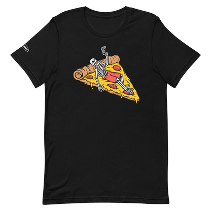 GAMER - Lounging, Pizza and Gaming Skeleton - Funny t-shirt