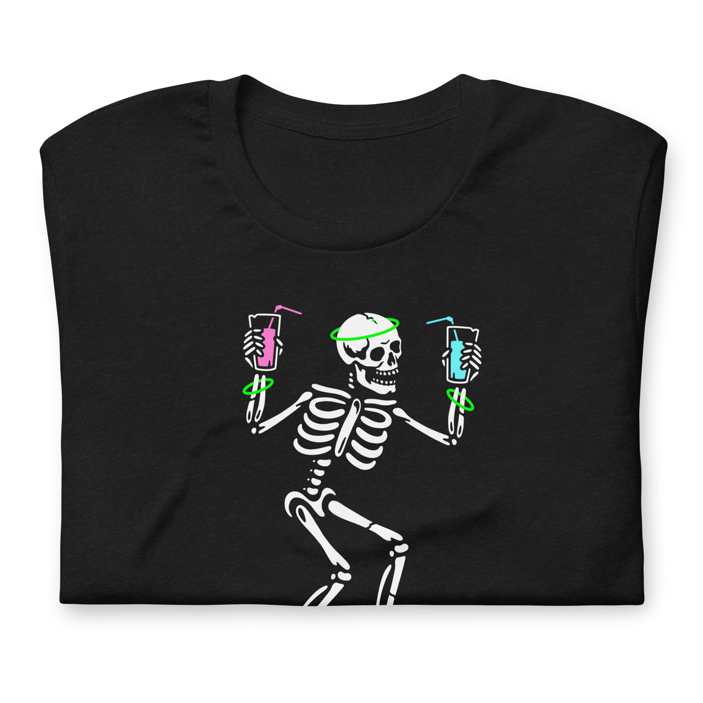 Halloween Skeleton Raver - Funny T-shirt