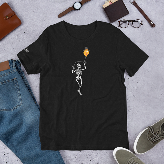 THANKSGIVING - Skeleton Turkey Balloon - Funny t-shirt