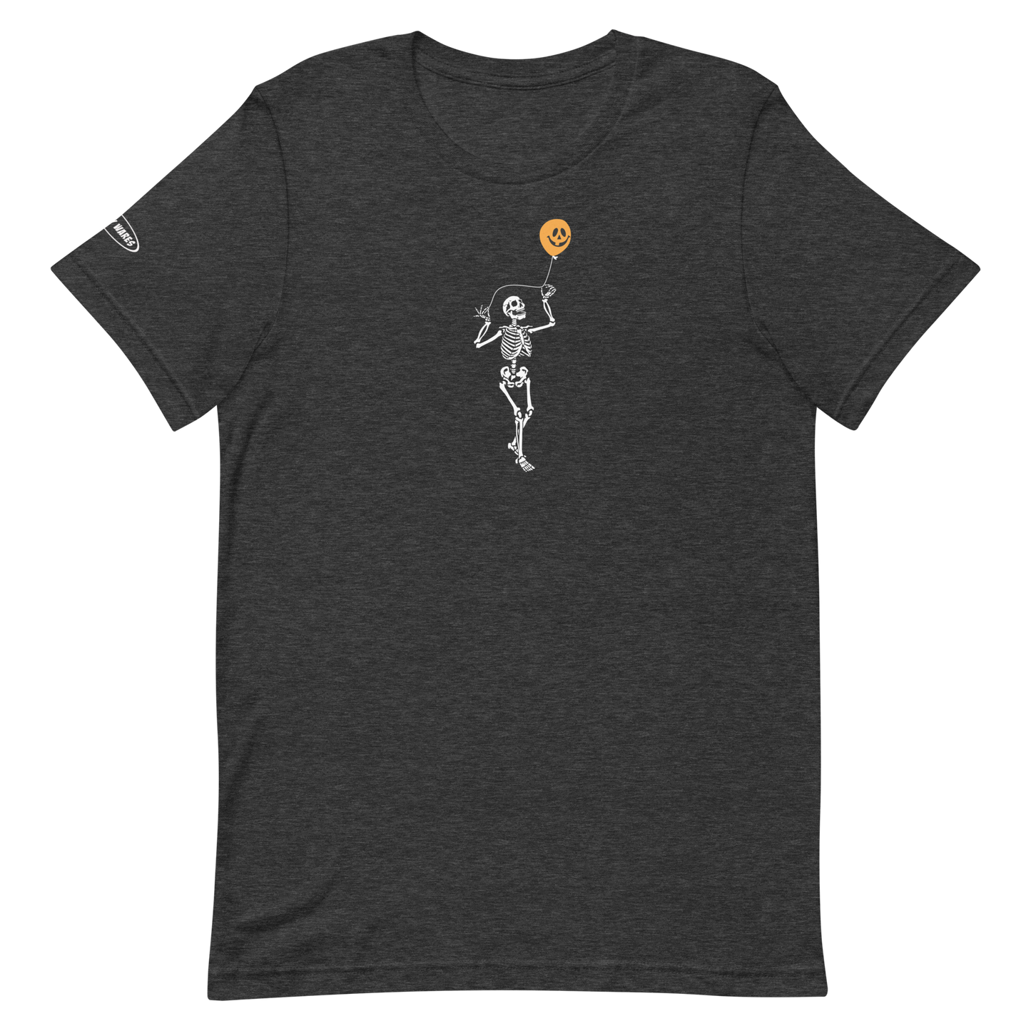 Halloween Skeleton Pumpkin Balloon - Funny T-shirt