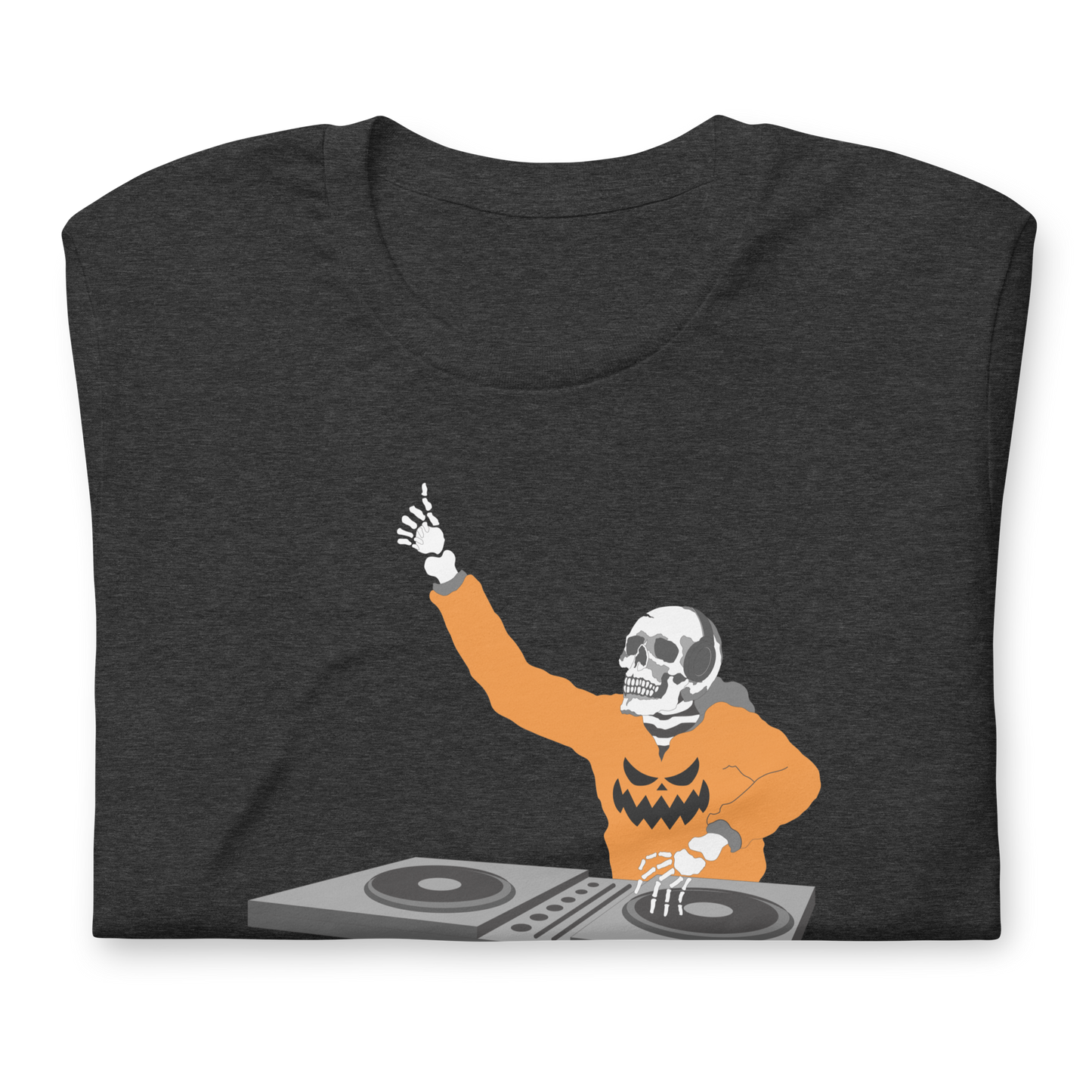 Halloween DJ is a Skeleton - Funny T-shirt