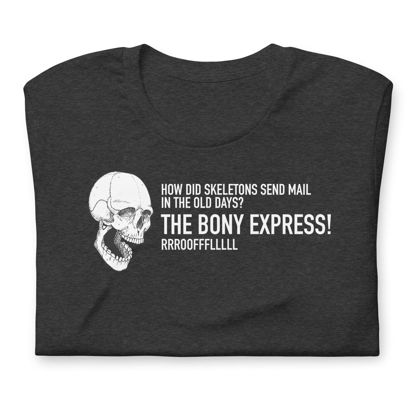 Halloween Skeleton Dad Joke THE BONY EXPRESS! - Funny T-shirt