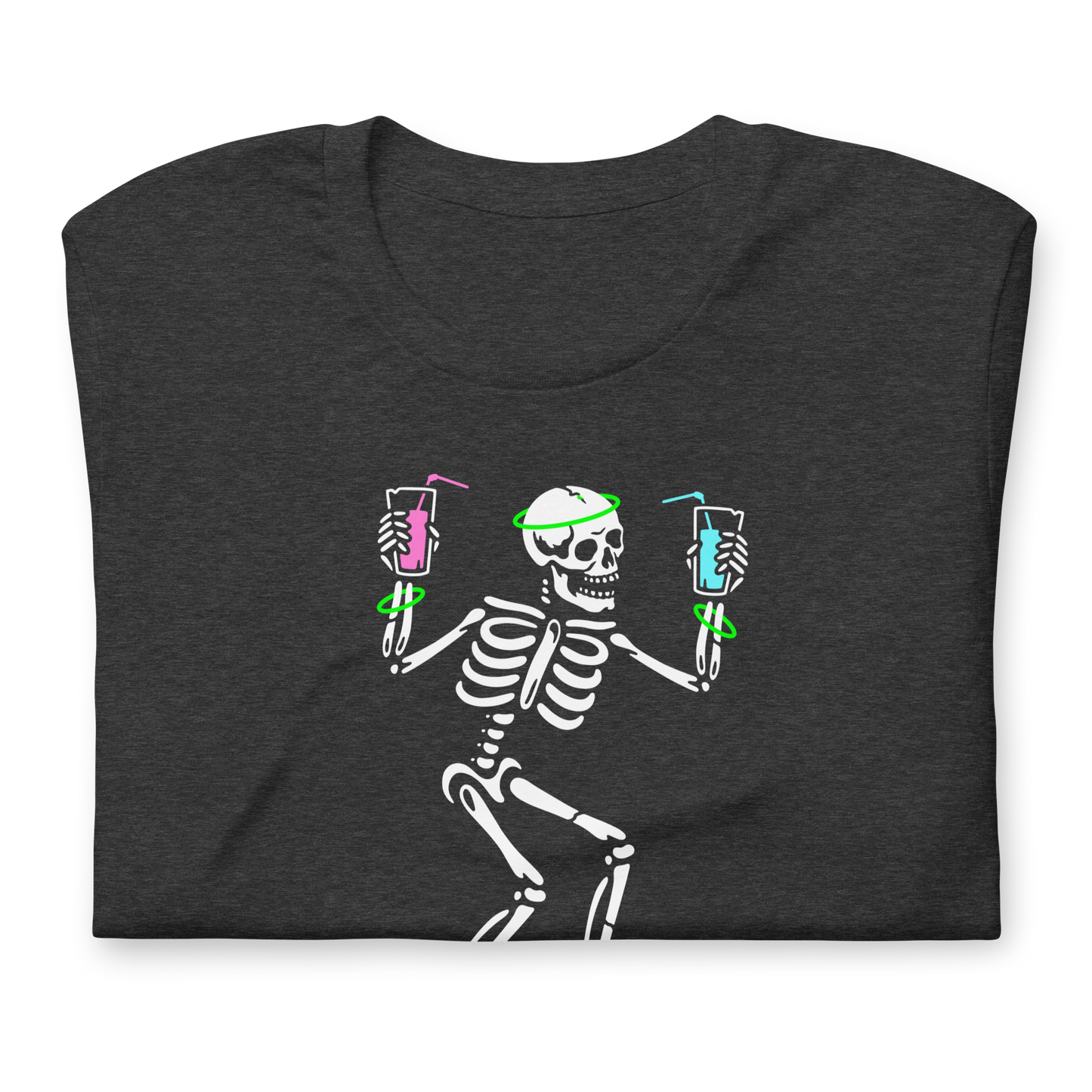 Halloween Skeleton Raver - Funny T-shirt