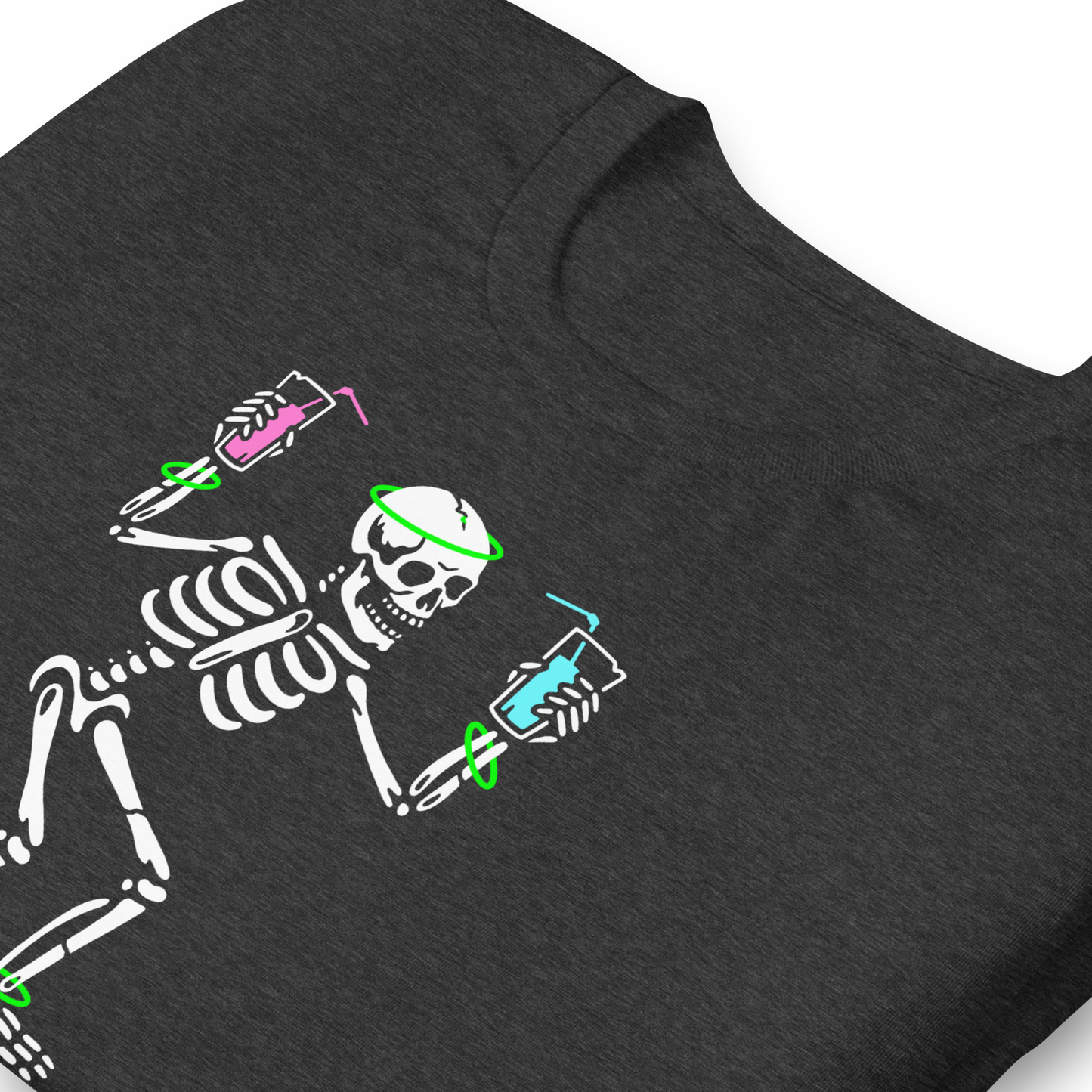 Halloween Skeleton Raver - Funny T-shirt