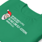 CHRISTMAS - Dad Joke Santa - He Had Low Elf Esteem! - Funny t-shirt