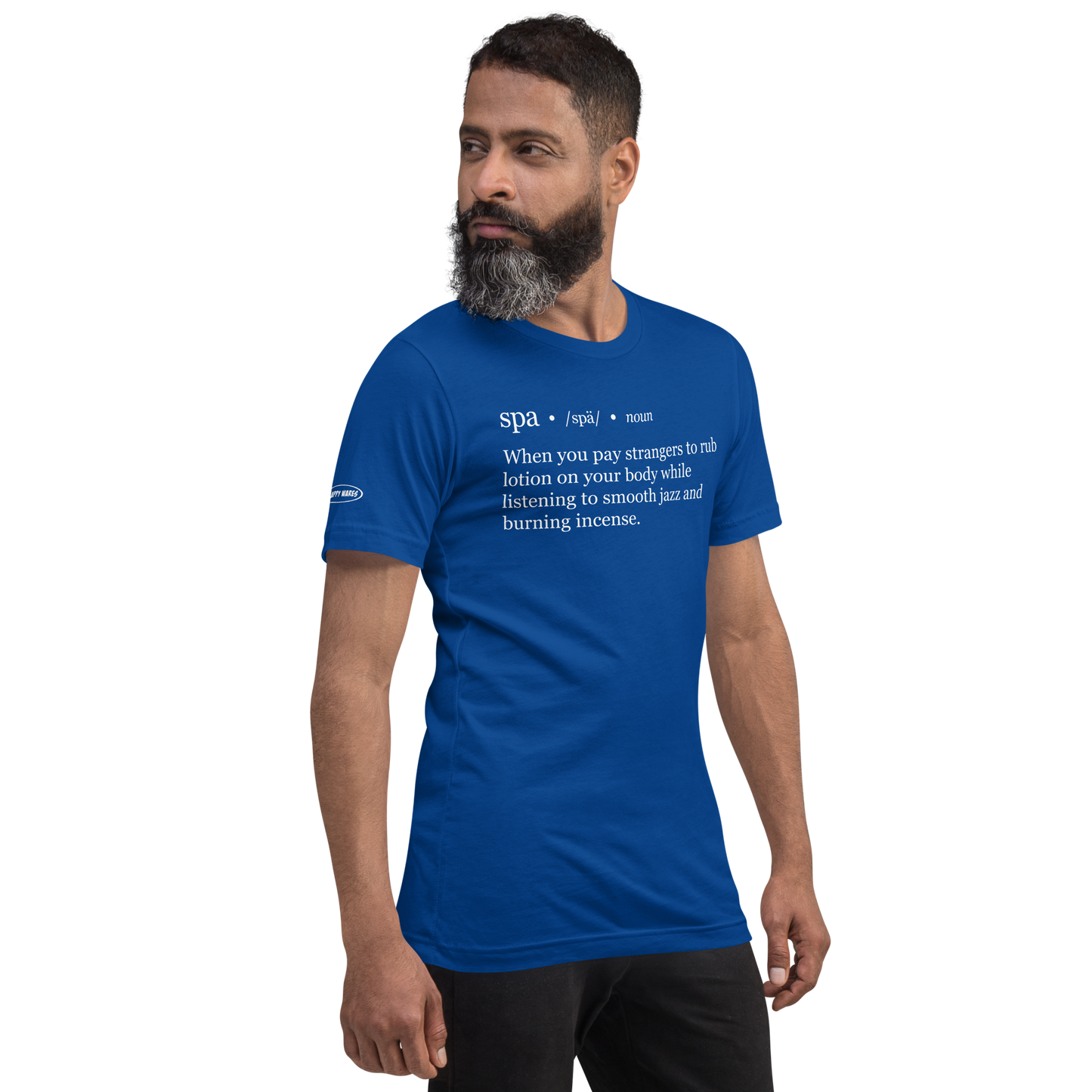 Hilarious Guys Spa Definition - Funny t-shirt