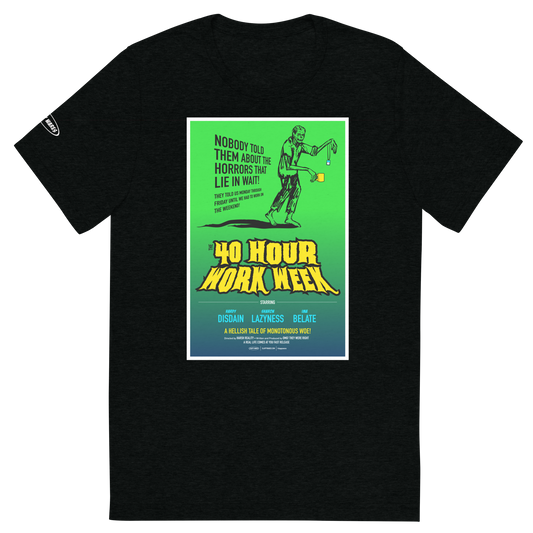 Zombie 40 hour work week horror - Funny T-Shirt