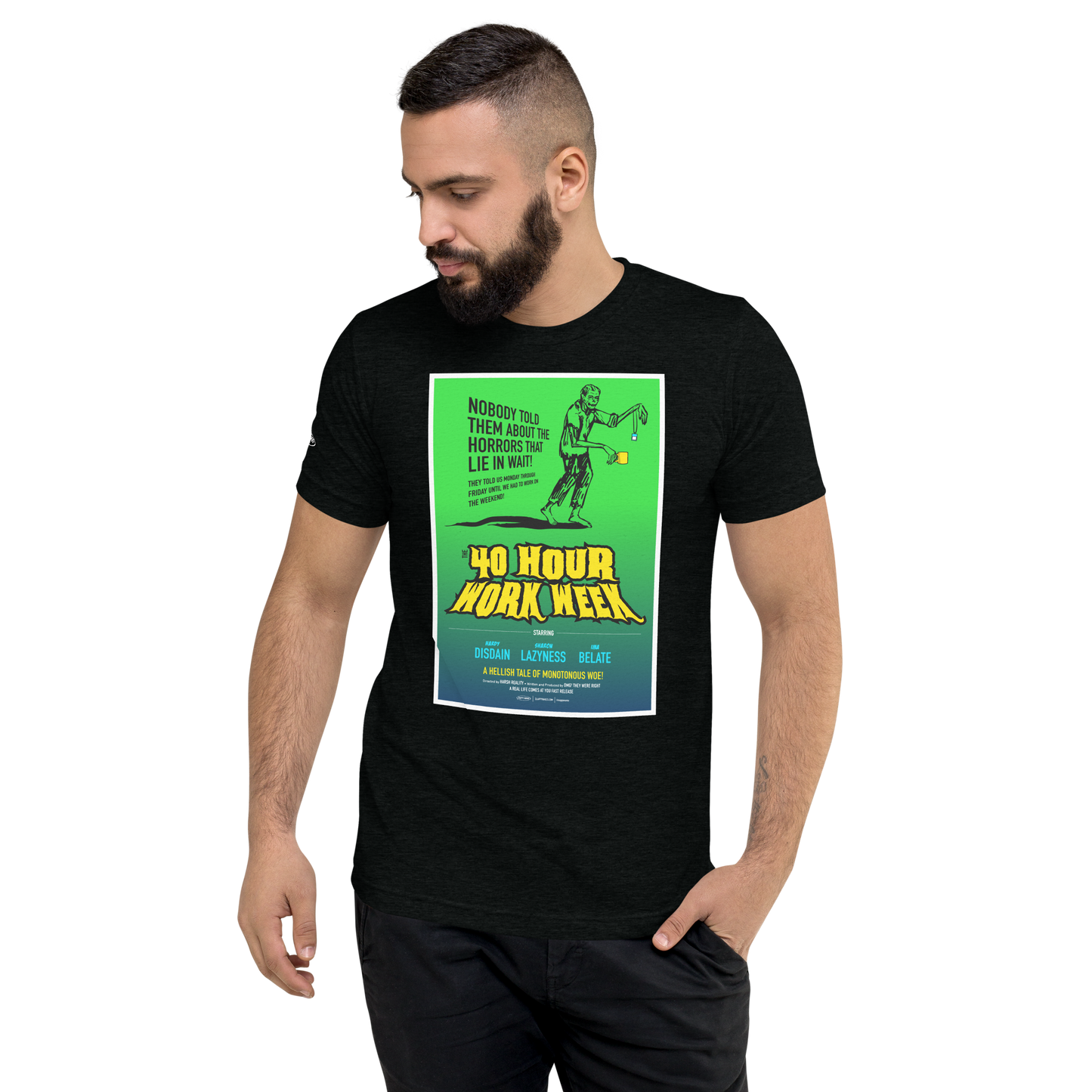 Zombie 40 hour work week horror - Funny T-Shirt