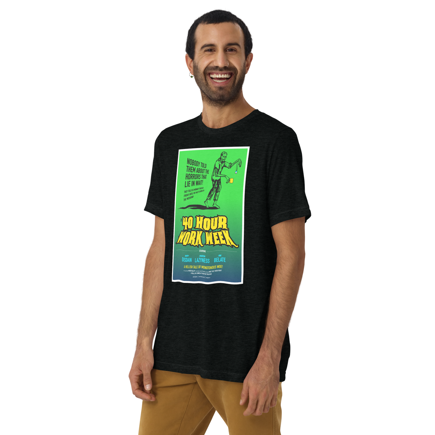 Zombie 40 hour work week horror - Funny T-Shirt