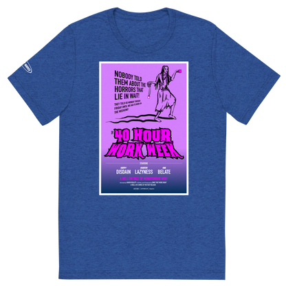 Zombie 40 hour work week horror - Funny T-shirt