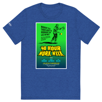 Zombie 40 hour work week horror - Funny T-Shirt