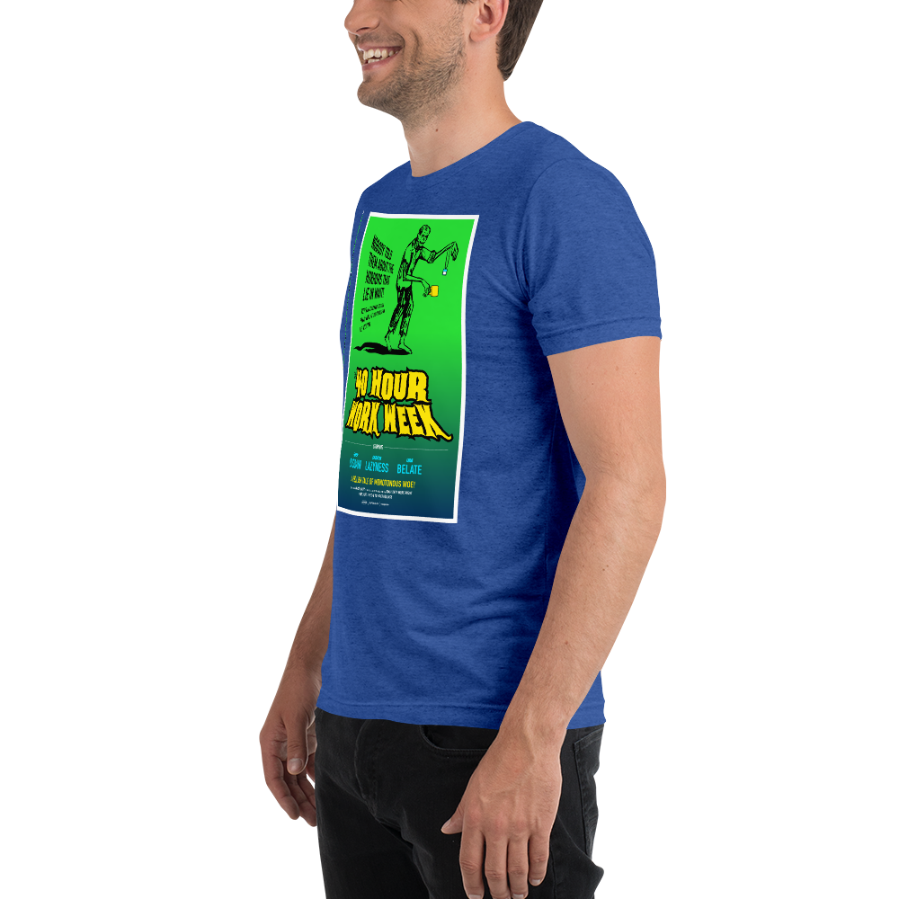 Zombie 40 hour work week horror - Funny T-Shirt