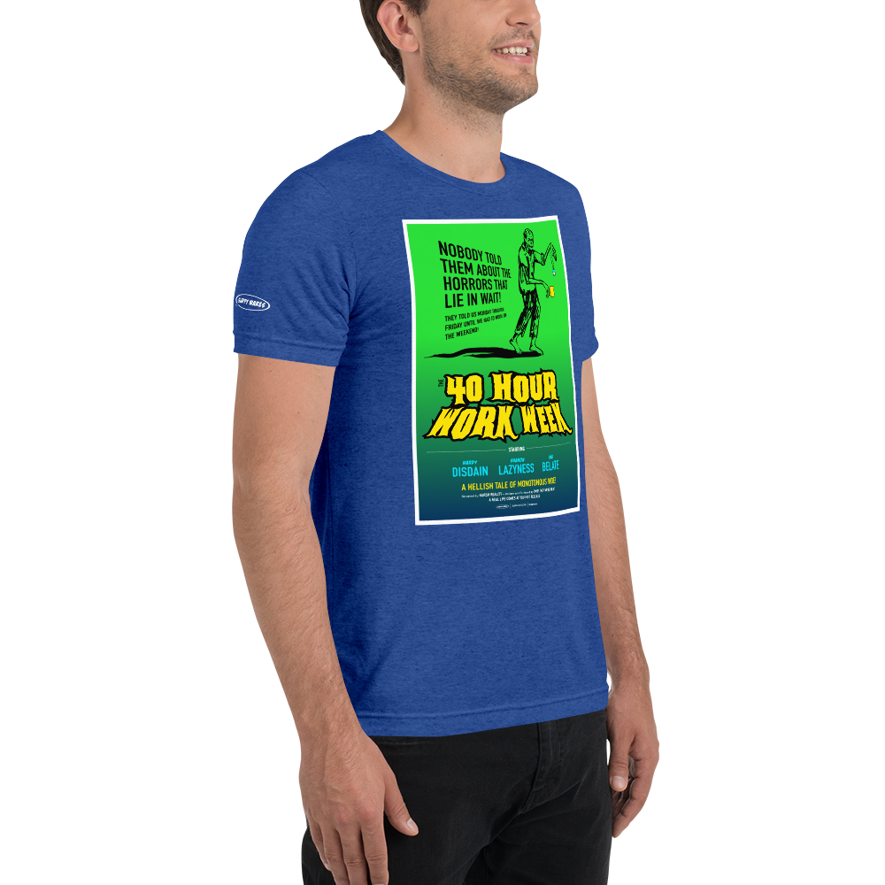 Zombie 40 hour work week horror - Funny T-Shirt