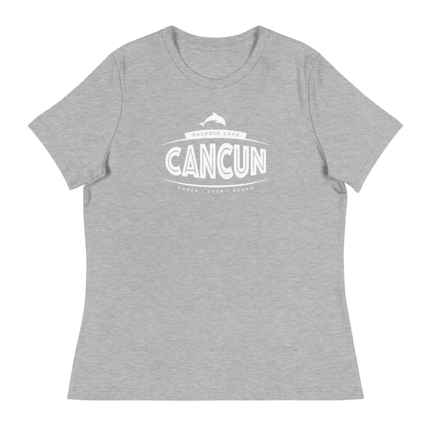 Women's - CANCUN - Dolphin Love - Peace • Love • Ocean T-Shirt