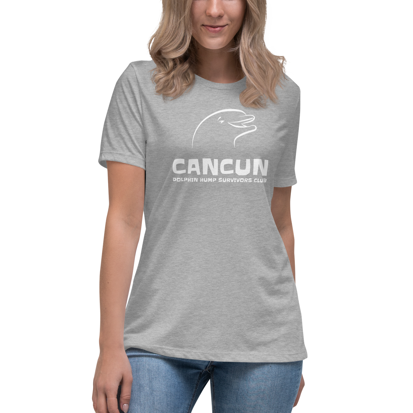 Women's - CANCUN - Dolphin H*mp Survivors Club - Funny T-Shirt