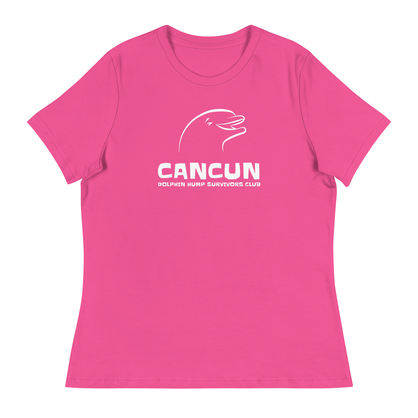 Women's - CANCUN - Dolphin H*mp Survivors Club - Funny T-Shirt