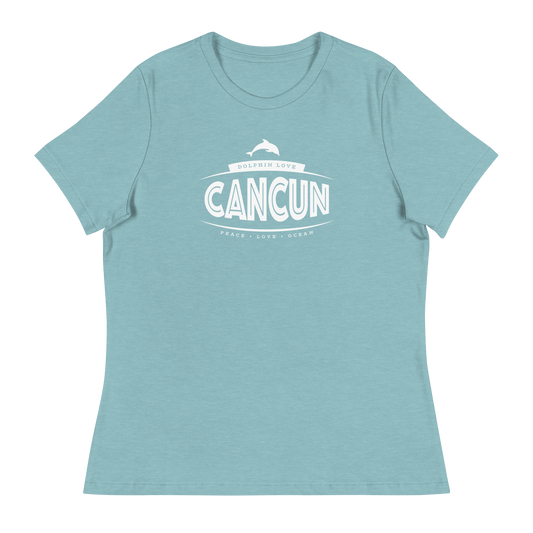 Women's - CANCUN - Dolphin Love - Peace • Love • Ocean T-Shirt