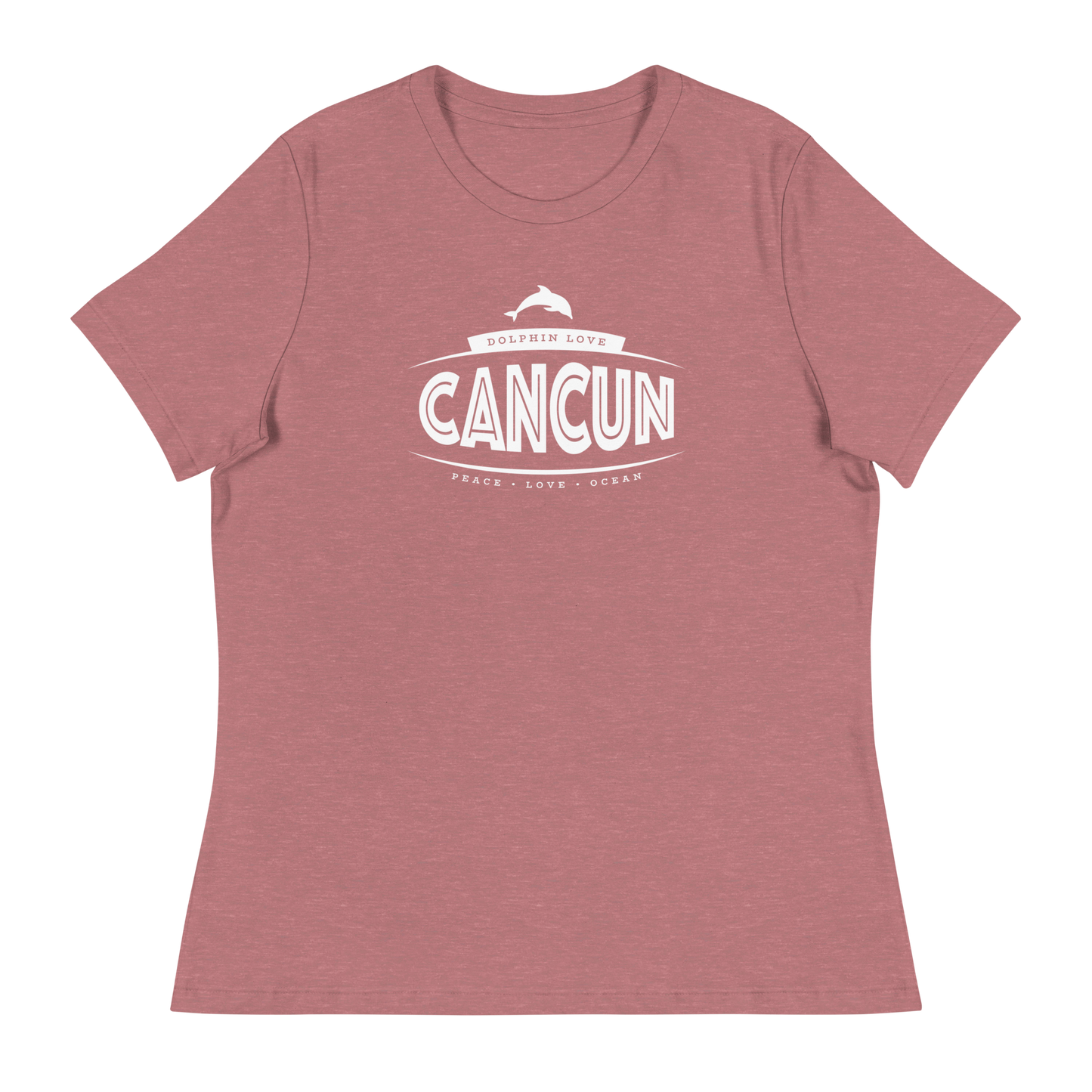 Women's - CANCUN - Dolphin Love - Peace • Love • Ocean T-Shirt